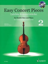 Easy Concert Pieces #2 String Bass and Piano with CD cover